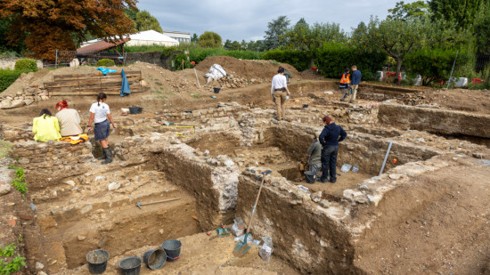 Un mausol&eacute;e de l&rsquo;Empire romain retrouv&eacute; &agrave; Saint-Romain-en-Gal