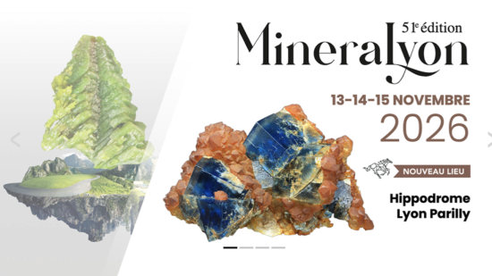 Mineralyon 2026 : les tr&eacute;sors de la Terre prennent possession de l&rsquo;Hippodrome de Lyon-Parilly